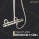 ANZZI Heavy Rainfall Stainless Steel Shower Bar with Hand Sprayer