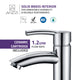 ANZZI Quartet Single Hole Single-Handle Bathroom Faucet