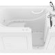 ANZZI Value Series 26 in. x 53 in. Right Drain Quick Fill Walk-In Whirlpool and Air Tub in White