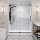 Alexander 60 in. L x 32 in. W Alcove Shower Pan Base with Center Drain in Glossy White Marine Acrylic