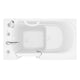 AZB2646LWS - ANZZI Value Series 26 in. x 46 in. Left Drain Quick Fill Walk-in Saoking Tub in White