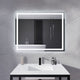 BA-LMDFX010AL - ANZZI 32-in. x 40-in. LED Front Lighting Bathroom Mirror with Defogger