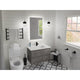 ANZZI Conques 30 in W x 20 in H x 18 in D Bath Vanity with Cultured Marble Vanity Top in White with White Basin