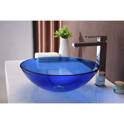 LS-AZ031 - ANZZI Halo Series Vessel Sink in Blue