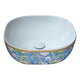 LS-AZ244 - ANZZI Byzantian Series Ceramic Vessel Sink in Byzantine Mosaic Finish