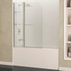 SD-AZ054-01BN - ANZZI Galleon 48 in. x 58 in. Frameless Tub Door with TSUNAMI GUARD in Brushed Nickel