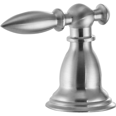 ANZZI Patriarch 2-Handle Deck-Mount Roman Tub Faucet with Handheld Sprayer in Brushed Nickel