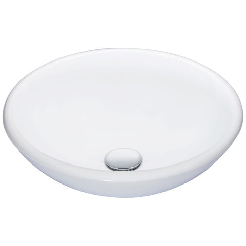 LS-AZ8092 - ANZZI Warika Series Vessel Sink in White