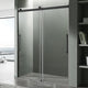 SD-FRLS05902MB - ANZZI Stellar Series 60 in. x 76 in. Frameless Sliding Shower Door with Handle in Matte Black