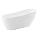 FTAZ093-42B-65 - ANZZI Trend 67 in. Acrylic Flatbottom Non-Whirlpool Bathtub with Havasu Faucet and Talos 1.6 GPF Toilet