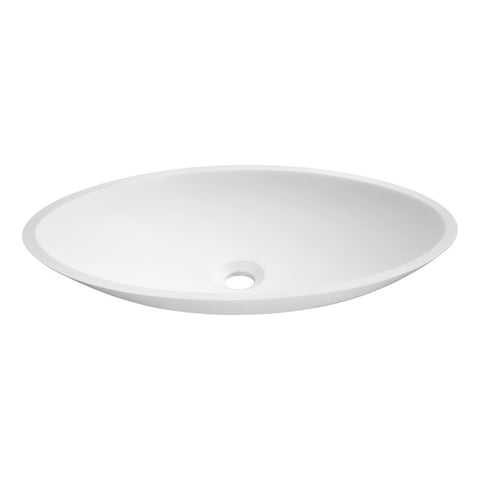 LS-AZ300 - ANZZI Achillies Solid Surface Vessel Sink in White