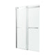 SD-FRLS05802CH - ANZZI Kahn Series 60 in. x 76 in. H Sliding Frameless Shower Door in Chrome with Tsunami Guard Tempered Clear Glass and Handle