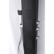 SP-AZ8098 - ANZZI Atoll Series 66 in. Full Body Shower Panel System with Heavy Rain Shower and Body Jets and Spray Wand in Black