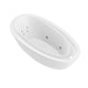 ANZZI Leni 5.9 ft. Jetted Whirlpool Tub with Reversible Drain in White