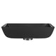 ANZZI Solstice Square Glass Vessel Bathroom Sink with Matte Black Finish