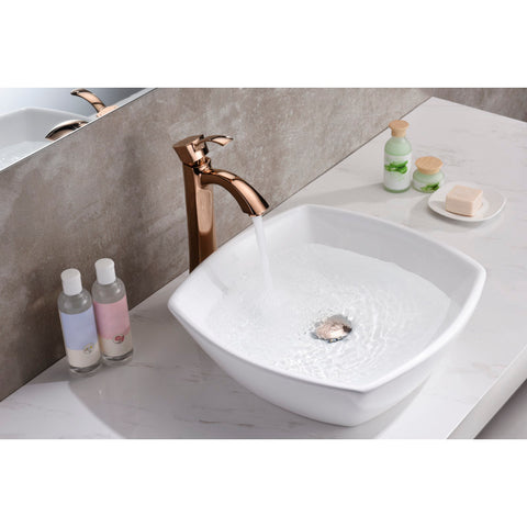 LS-AZ119 - ANZZI Deux Series Ceramic Vessel Sink in White