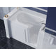 AMZ3060WIRWS - ANZZI 30 in. x 60 in. Right Drain Quick Fill Walk-In Soaking Tub in White