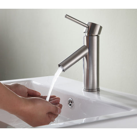 Valle Single Hole Single Handle Bathroom Faucet