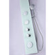 ANZZI Titan Series 60 in. Full Body Shower Panel System with Heavy Rain Shower and Spray Wand in White