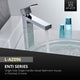 L-AZ096 - Enti Series Single Hole Single-Handle Vessel Bathroom Faucet in Polished Chrome