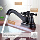 ANZZI Major Series 4 in. Centerset 2-Handle Mid-Arc Bathroom Faucet