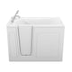 ANZZI Value Series 30 in. x 53 in. Left Drain Quick Fill Walk-in Whirlpool Tub in White