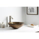 LS-AZ079 - ANZZI Alto Series Deco-Glass Vessel Sink in Lustrous Brown