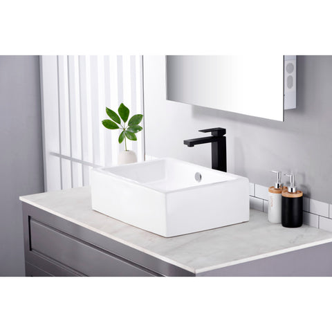 L-AZ096MB - ANZZI Enti Series Single Hole Single-Handle Vessel Bathroom Faucet in Matte Black