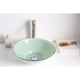 ANZZI Raider Series Deco-Glass Vessel Sink in Lustrous Light Green