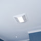 EF-AZ105WH - ANZZI Fields Series 150 CFM Ceiling Mount Bathroom Exhaust Fan with Brilliant LED Light, Motion Sensor, Humidity Sensor