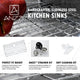 ANZZI Elysian Farmhouse 32 in. Kitchen Sink with Sails Faucet