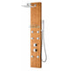 SP-AZ8099 - ANZZI Mansion 60 in. Full Body Shower Panel with Heavy Rain Shower and Spray Wand in Natural Bamboo