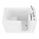 ANZZI 30 in. x 53 in. Right Drain Quick Fill Walk-In Soaking Tub in White