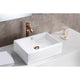 ANZZI Deux Series Ceramic Vessel Sink in White