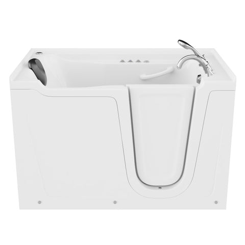 ANZZI 36 in. x 60 in. Right Drain Quick Fill Walk-In Whirlpool and Air Tub with Powered Fast Drain in White