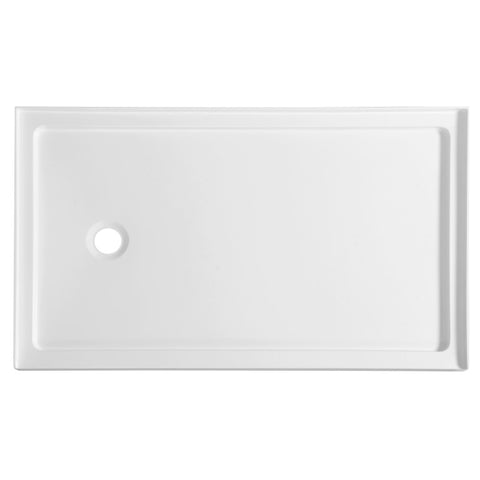 ANZZI Colossi Series 60 in. x 36 in. Shower Base in White