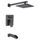 SH-AZ037MK - ANZZI Mezzo Series 1-Handle 1-Spray Tub and Shower Faucet in Matte Black