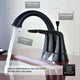 ANZZI Cadenza Series 4 in. Centerset 2-Handle High-Arc Bathroom Faucet in Oil Rubbed Bronze