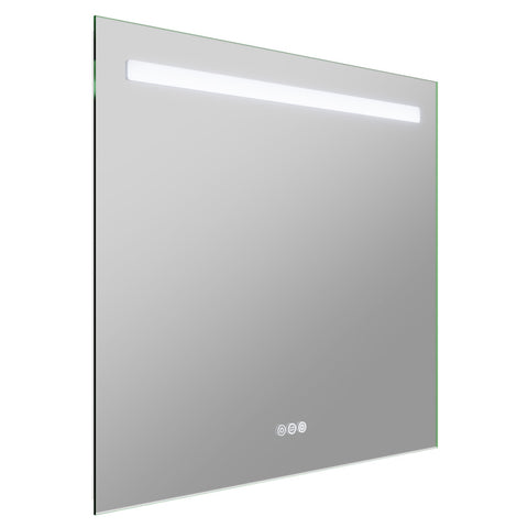 ANZZI 28-in. x 32-in. LED Front/Top/Bottom Light Bathroom Mirror with Defogger