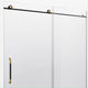 ANZZI Madam Series 60 in. by 76 in. Frameless Sliding Shower Door with Handle