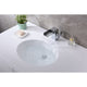 LS-AZ103 - ANZZI Pegasus Series 18.25 in. Ceramic Undermount Sink Basin in White