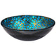 ANZZI Chipasi Series Vessel Sink in Blue/Gold Mosaic