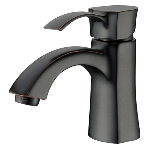 ANZZI Alto Series Single Hole Single-Handle Mid-Arc Bathroom Faucet