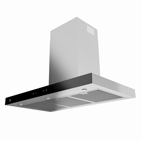 RH-AZ0190PSS - ANZZI ANZZI 36-Inch 600 CFM 3-Speed Stainless Steel Wall Mount Convertible Residential Range Hood with LED Lamp