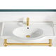 ANZZI Viola 34.5 in. Console Sink with Ceramic Counter Top