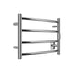 TW-AZ018CH - ANZZI Glow Series 4-Bar Wall Mounted Electric Plug-In Bathroom Towel Warmer Rack in Polished Chrome Finish Stainless Steel