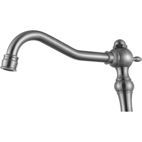 Highland Single-Handle Standard Kitchen Faucet with Side Sprayer in Brushed Nickel