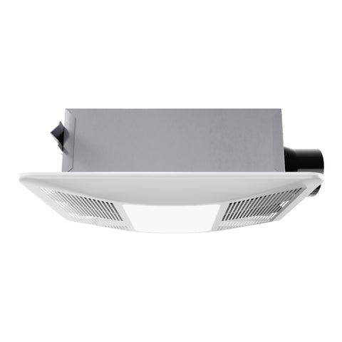Summers Series 100 CFM Ceiling Mount Bathroom Exhaust Fan with Brilliant LED Light, Humidity Sensor Activation