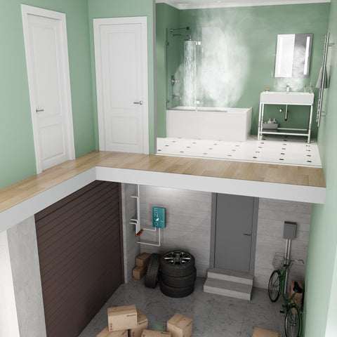 ENVO Arima High-Capacity Tankless Electric Water Heater (11 kW / 14.6 kW), Endless Hot Water, Advanced Safety Features, Space & Energy Saving