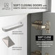 Chateau 72 in. W x 36 in. H Bathroom Bath Vanity Set in Rich Gray